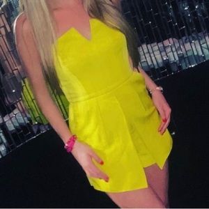 Lime green Topshop romper